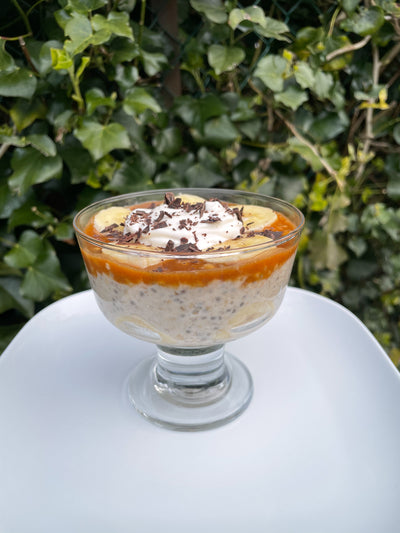 Banoffee High-Protein Overnight Oats