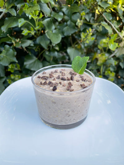 Mint Chocolate High-Protein Overnight Oats